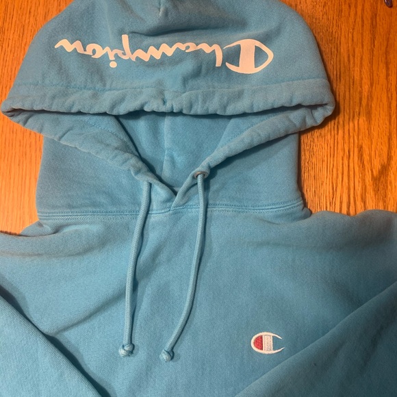 pink champion reverse weave hoodie